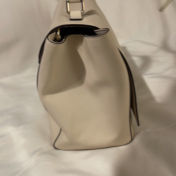 Kate Spade Laurel Magnolia Park Cream Satchel Crossbody Detachable Strap - Picture 6 of 16